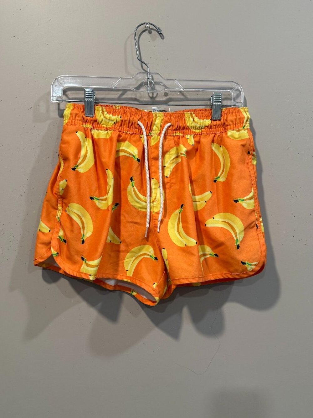H&M Orange Banana Swim Shorts Men Size Small